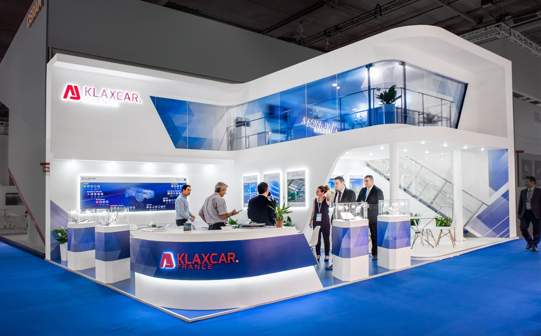 exhibition stand Klaxcar