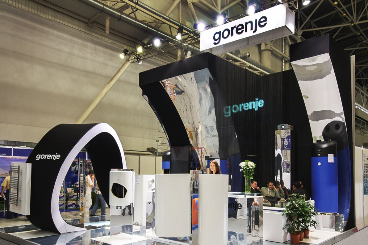 exhibition stand for gorenje