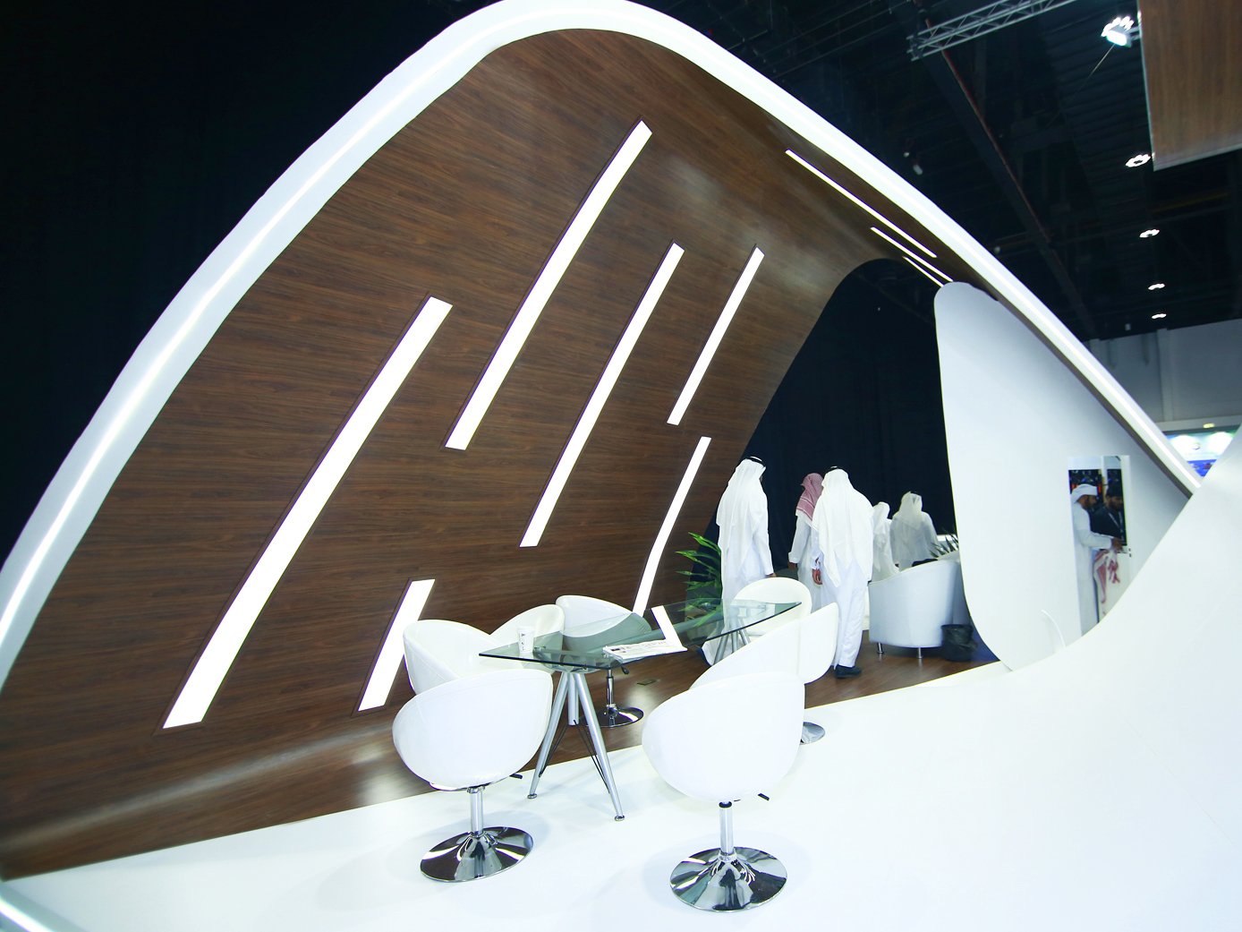 The negotiation area exhibition stand